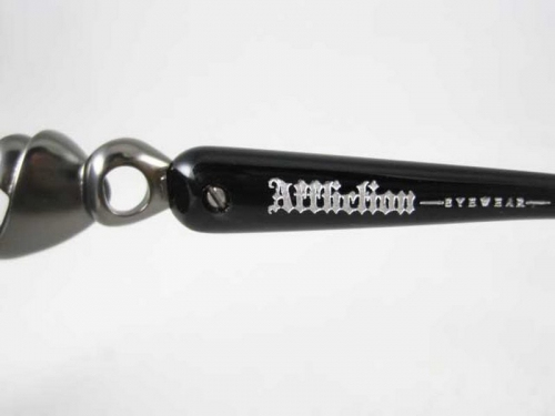 Affliction Blade Gun-Black sunglasses size